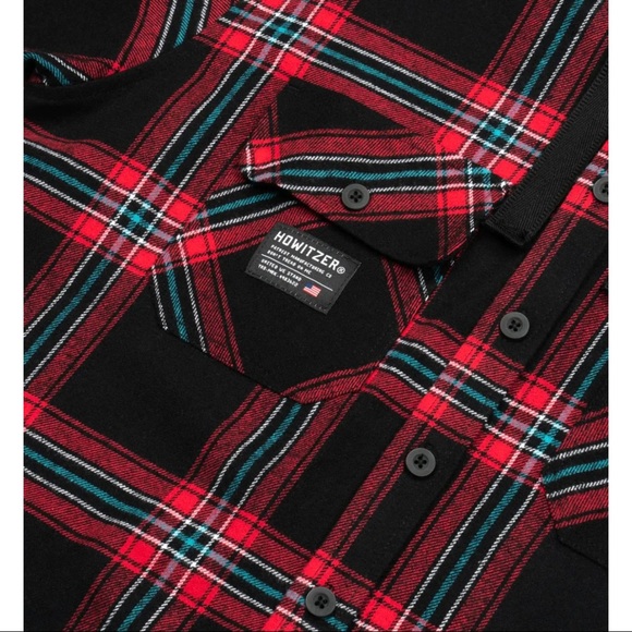 Howitzer Style Men's Button Down Flannel Tactics Military Grunt MFG - Picture 8 of 12